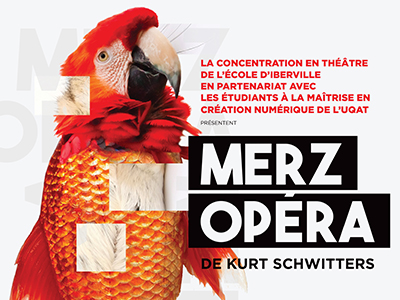 Affiche de la pièce de théatre Merz opéra